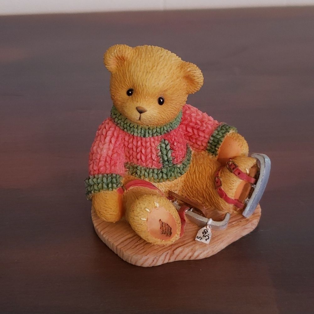 Vintage Avon Exclusive Cherished Teddies JEROME "Can't Bear the Cold Wit…